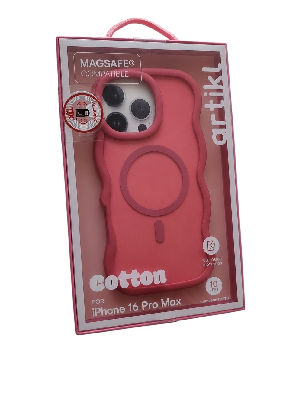 Artikli Cotton MagSafe Compatible Pink Case | iPhone 16 Pro Max